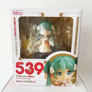 Boxed 10cm Hatsune Miku Q version Kawaii replaceable Action Figure PVC Model statue Nendoroid Desk Decor Toys Doll Gifts