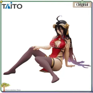 Original TAiTO Desktop Cute OVERLORD Albedo Cheongsam Style New Edition Animation Figure Toys Collection Model