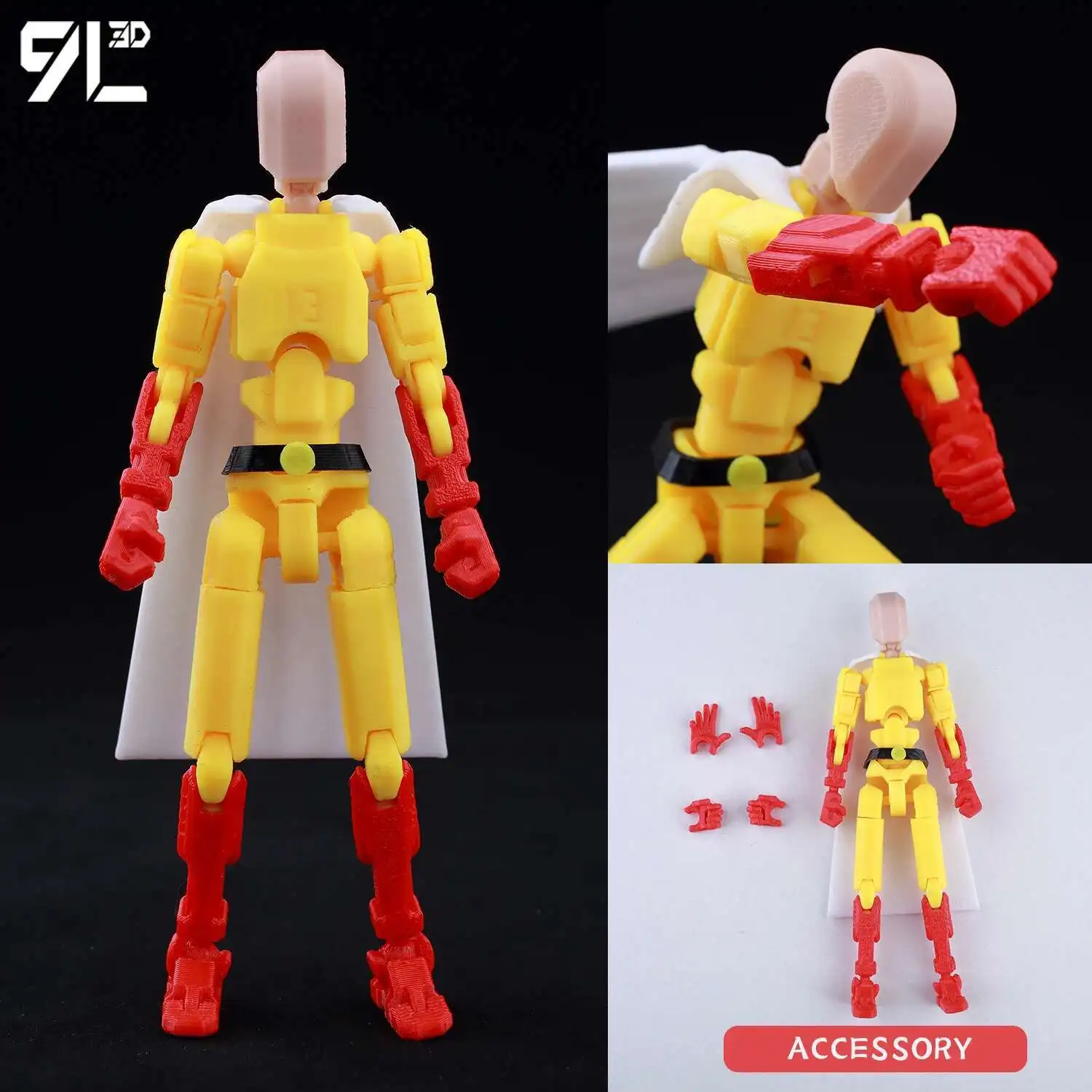 9L3D Printed Jujutsu Kaisen 3D Mini Figures, Satoru Gojo & Geto Suguru Action Model, Anime PVC Collectible Statue, Gift for Fans - Image 21