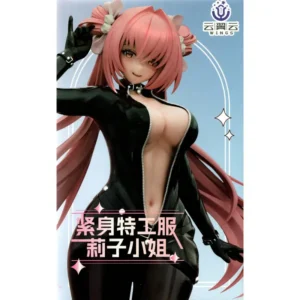 YunYiYun Original Miss Riko Tight Agent Suit 1/6 Scale Anime Character PVC Collectible Figure Model Gift for Fans