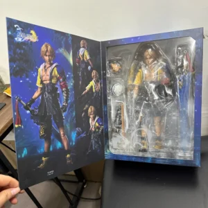 In Stock Play Arts Remastered Edition Male Soldier Tidus 25cm Action Figure Full Set Model Toys for Fans Gift