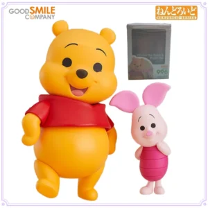 GSC Original Nendoroid Series No.996 Winnie The Pooh ＆ Piglet Set Out of Print Peripheral Figure Toys for Boys Gift Collectible