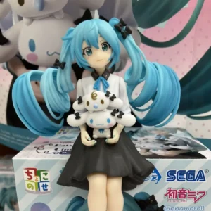 13cm/5.12in Anime Hatsune Miku Big Eared Dog Instant Noodle Doll Peripheral Models Decorative Decorations Children Gift