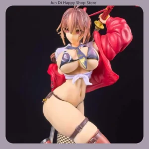 28cm Anime Girl Dual Swords Standing Pose Anime Figure Model Statue Collection Desktop Decoration Ornament Toy Gift for Fans