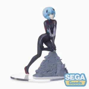 JP In-Stock SEGA Evangelion: Final Movie Rei Ayanami Prize Figure, 1/12 Scale/Matte Light Blue Paint, PVC, Study/Cabinet Display