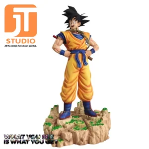 JT Studio Goku 70cm All Painted Dragon Ball Z Anime Figures Action Figure Oversize Statue DBZ Dragonball Figma Collectible Toys