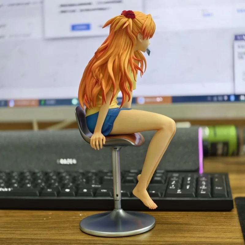 In Stock Animeneon Genesis Evangelion Action Figure Model Asuka Langley Soryu Desktop Decor Dolls Figures Collect Toy Gift - Image 4