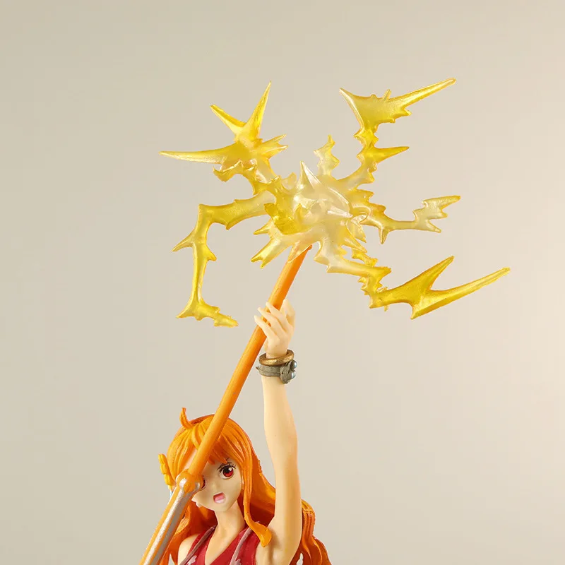 Anime One Piece Nami Figure Magic Weather Wand WT100 Commemorative One Hundred Scenes of the Great Pirates by Eiichiro Oda Model - Image 6