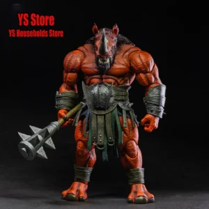 XesRay Exclusive Edition 1/12 Scale Collectible Red Rhinoceros Action Figure 6" Full Set Figurine Scene Decoration Toys