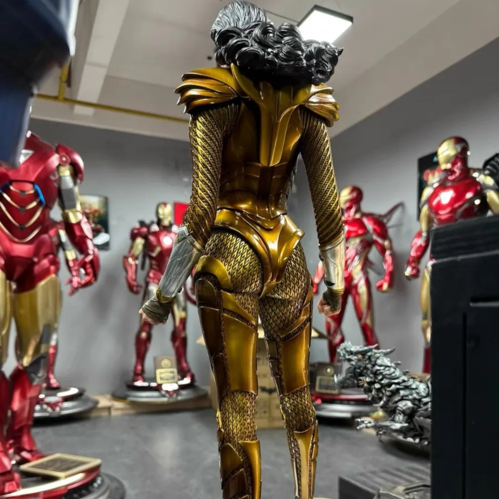 70cm Wonder Woman Superhero Perimeter Resin Model Scene Statue Desktop Decoration Ornaments Kids New Year Gifts Toys