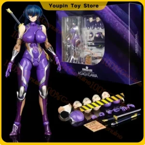 Second Axe Asagi Igawa Action Figure Taimanin Series Native Rocket Boy Articulated Pvc Statue Collection Model Holiday Gift Toys