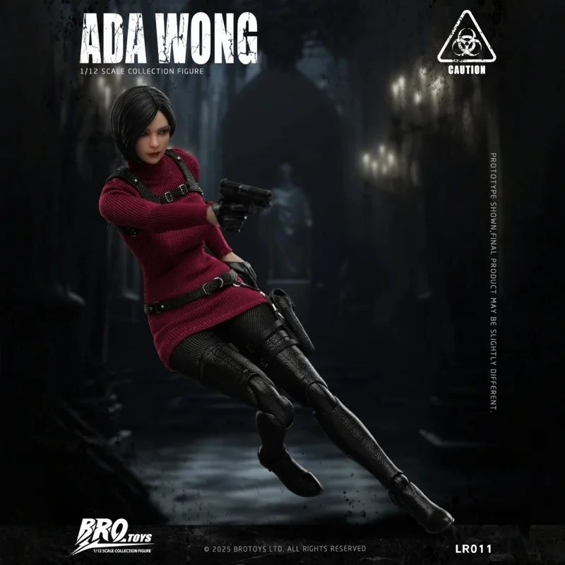 Brotoys 1/12 Resident Evil Scale Female Spy Ada Wong Lr011 Action Figure Movable Collectible Model Toys Gift Accessories