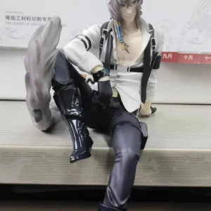 In Stock Genuine Arknights Anime Game Character Model Wise Silver Ash Figure Desktop Decoration Plastic Model Toy