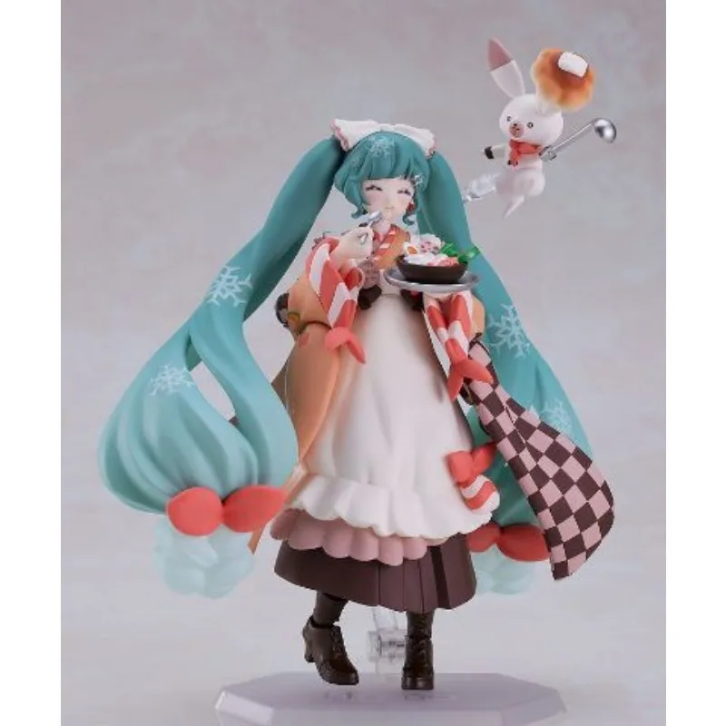 GSC Genuine FIGMA Anime Figure #EX-068 Snow Miku 140mm Action Figure Toys for Boys Kids Gift Collectible Model Ornaments - Image 3