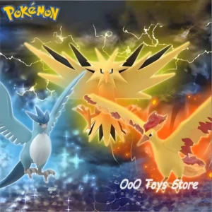 Anime Pokemon Figure Articuno Moltres Zapdos Action Figures Pvc Statue Collection Model Toys for Children Gifts 12-18cm