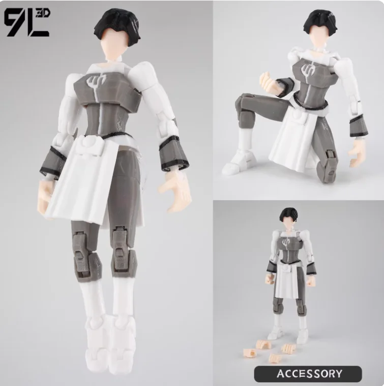 9L3D Printed Invincible Anime Action Figures Lucky 13 Dummy 13 Multi-Jointed Superheroes Model Toy Collectible Ornaments Gift - Image 26