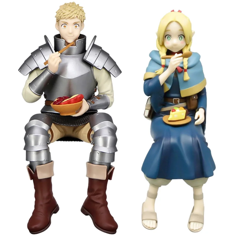 Delicious In The Dungeon Marcil Donato Anime Girl Statue Dungeon Food Leo Stouten Action Figure Model Sitting Doll Toy Gift