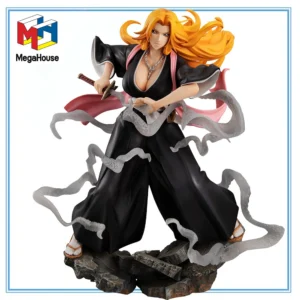 100% Original in Stock MegaHouse G.E.M. Bleach Matsumoto Rangiku Arrancar Hen Anime Figure Collection Series Garage Kit