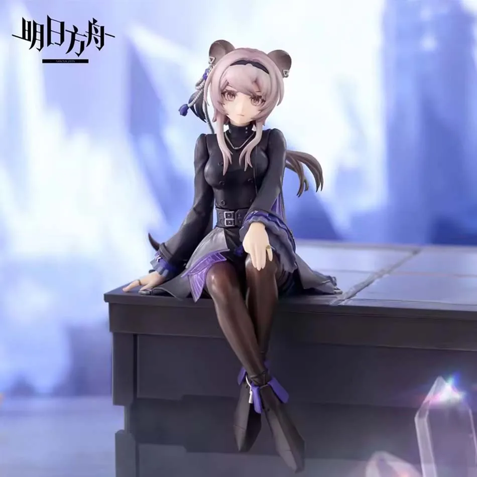 Game Figure Arknights Lin Sitting Noodle Stopper Anime Figure Action Figurine Model Collectible Doll Toy Ornaments Decoration