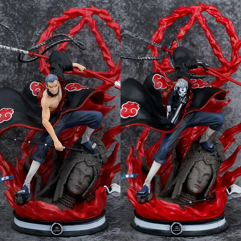 36cm Hidan Akatsuki Evil God Form Figure Animation Peripheral Toy Collections Desktop Ornament Craft Model Holiday Gifts Toys