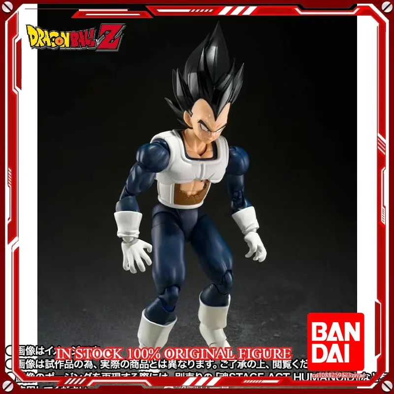 In Stock 100% Original Bandai S.H.Figuarts SHF VEGETA Old Battle Suit Dragon Ball ZAnime Action Collection Figures Model Toys