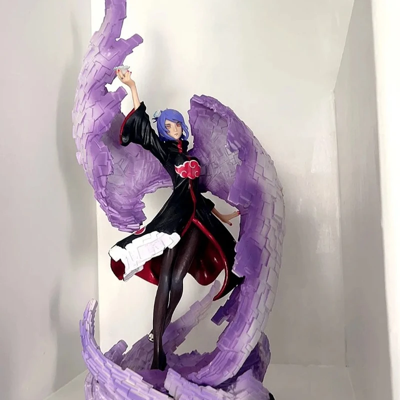 NARUTO Konan High Quality Version Xiao Organization Extra Large GKBandai Banpresto Anime Figure Trendy Play Gift Decoration Doll