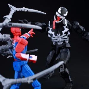 9L3D Printed Spider-Man Generation with Spider Web Lucky Dummy 13 Movable Shapeshift Action Figures Mannequin Venom Symbiote Toy