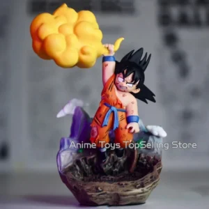 8-9cm Anime Dragon Ball Figure Goku Figure Goku Somersault cloud PVC Action Figures Collection Model Toys Gifts