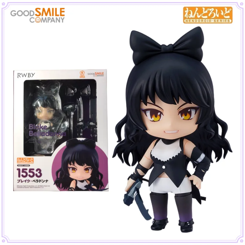 GSC Original Nendoroid Series No.1553 Blake Belladonna Q Version Peripheral Figure Toys for Boys Gift Collectible Ornaments