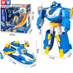 Auldey Super Wings Transformable Robot Super Base Transforming Launcher Set, Kids Toys for Boys Girls Age 3-8, Children Gifts