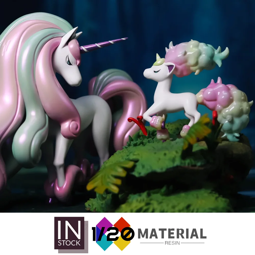 [In Stock]1/20 Resin Scale World [YH][LIMOUSINE] – Galarian Ponyta & Rapidash[Split RE-MENT]