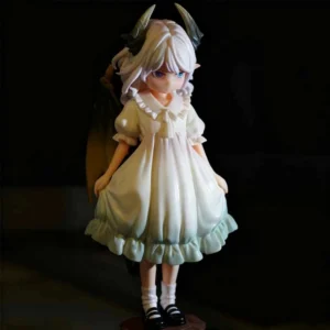 19cm Angry Dragon Girl Gk Anime Game Figure Kanna-Chan Figures Model Doll Pvc Kawaii Toys Collectible Desktop Ornament Girl Gift
