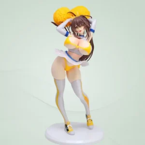 Anime Girl Figure Ornament, Cheerleader Standing Pose Anime Figure Model, Collectible Gift