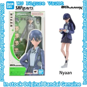 In stock Bandai S.H.Figuarts  Gundam GQuuuuuuX Shuji Ito Nyaan  Amate Yuzuriha (MACHU)  Figures Model Genuine Boxed Toy Gift