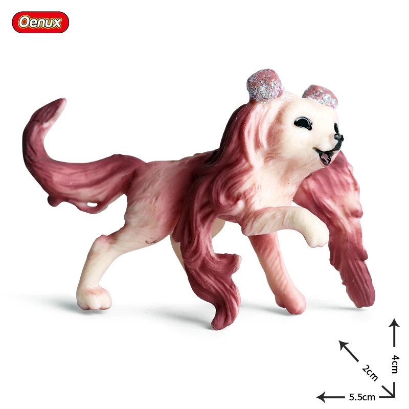 Oenux Beauty Fish Princess Mermaid Action Figures Model Elves Elf Pegasus Animal Figurines Doll Kid Toy Girl Gift Cake Toppers - Image 17
