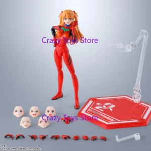 In Stock Bandai Original Neon Genesis Evangelion SHFiguarts SHF Ayanami Rei SHF Soryu Asuka Langrey Action Figure Series Model