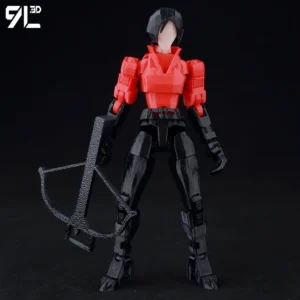 9L3D Titan13 Short Hair Ada Wong with Crossbow Action Figure LUCKY13 Multi-Jointed T13 Dummy13 3D Printed Collectible Toys
