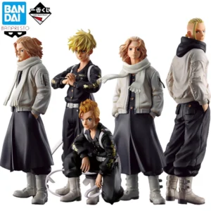 In Stock Original Banpresto Ichiban Kuji Tokyo Revengers Hanagaki Takemichi Draken Matsuno Chifuyu Mikey Figure Anime Model Toy