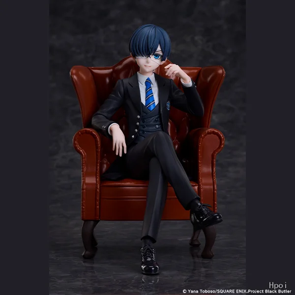 In Stock Original ANIPLEX+ Black Butler Boarding School Edition Ciel Phantomhive 15CM Animation Figure Comic Character Model - Image 5