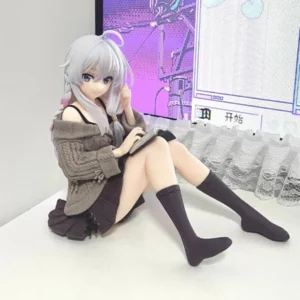 In Toy THE JOURNRY OF ELAINA Anime Figure Elaina Action Figures Desktop Cute Decorations Simple Style Kawaii Girl japanese Dolls