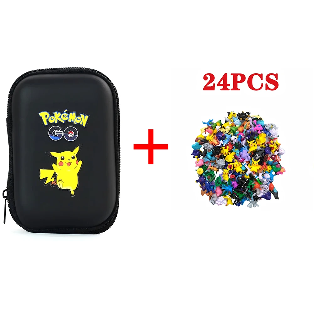 144 Pocket Monsters Toy Anime Pikachu Action Doll Storage Bag Flash Card Collection Bag Children's Christmas Gift - Image 3