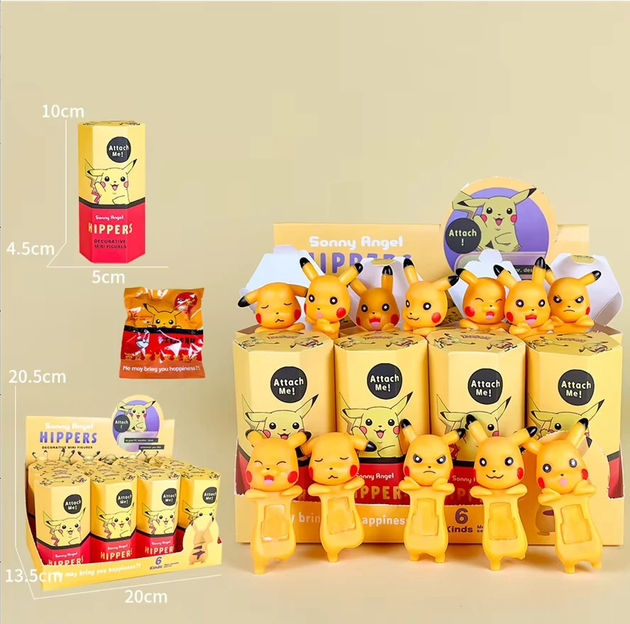 Economical and affordable Pikachu Elf Party Doll Blind Box Anime Trendy Play Car Mobile Display Decoration Gift