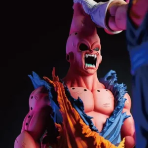 Dragon Ball Z Collectible Action Figure - 33cm Majin Buu Vs Vegetto PVC Model Toy Statue Cartoon Character Support GK