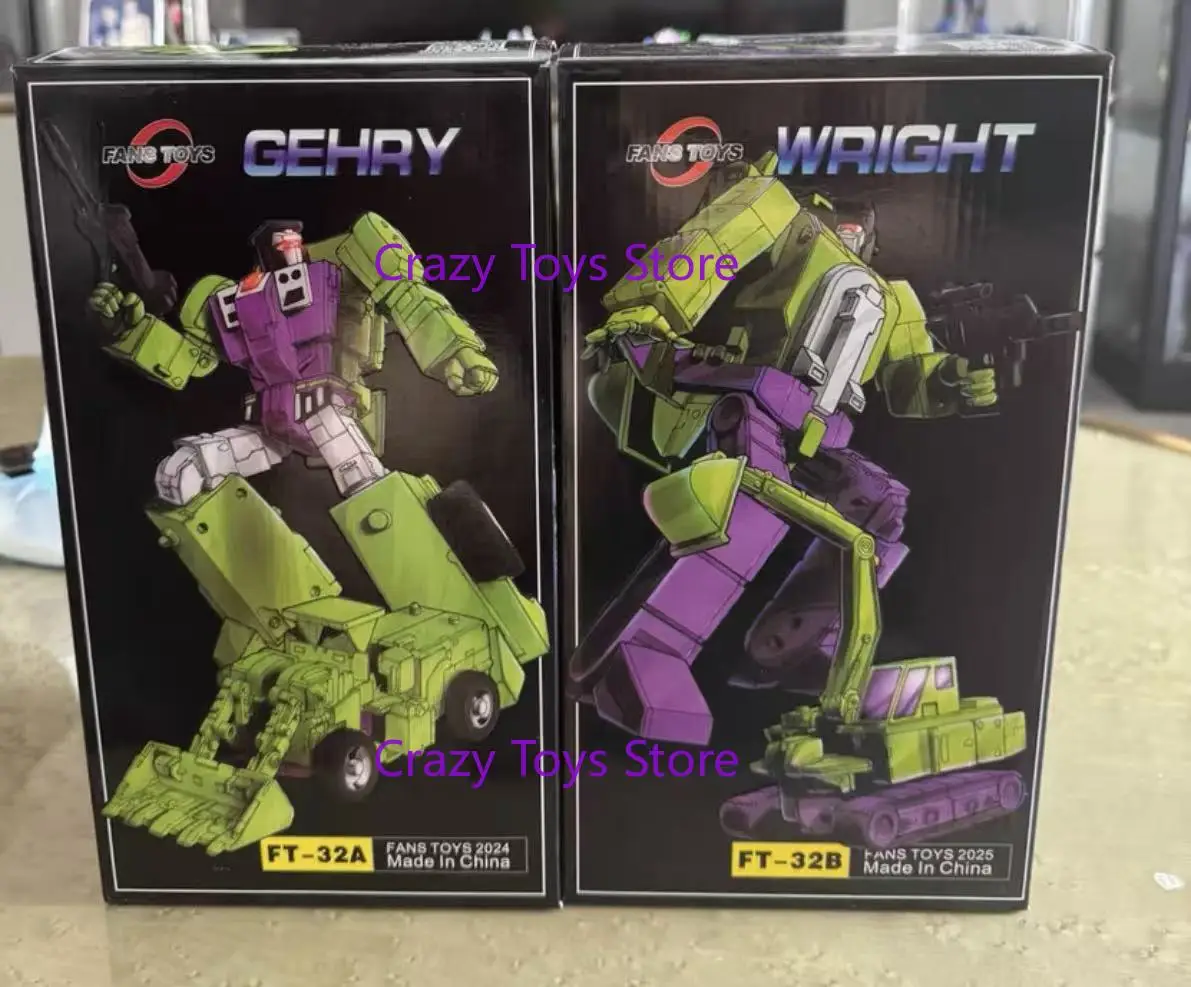 In Stock Transformation Toys FansToys FT-32A FT32A FT-32B FT32B Destroyer Scraper MP Scale Action Figure Robot Collection Gift