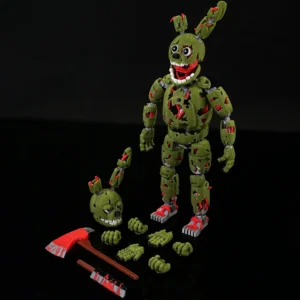 16cm 9l3d Printed Fnaf Freddy Fazbear'S Pizza Springtrap Toys Action Figures Anime Model Lucky13 Dummy13 Titan13 Ornaments Gifts