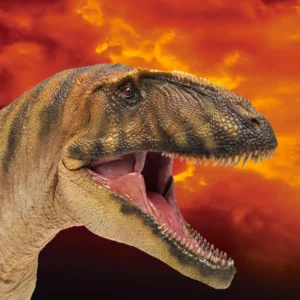 Carcharodontosaurus Ganba Dinosaur King Growth Companion Model 50 Desktop Collection Ornaments Festival Gift Dinosaur Figurines