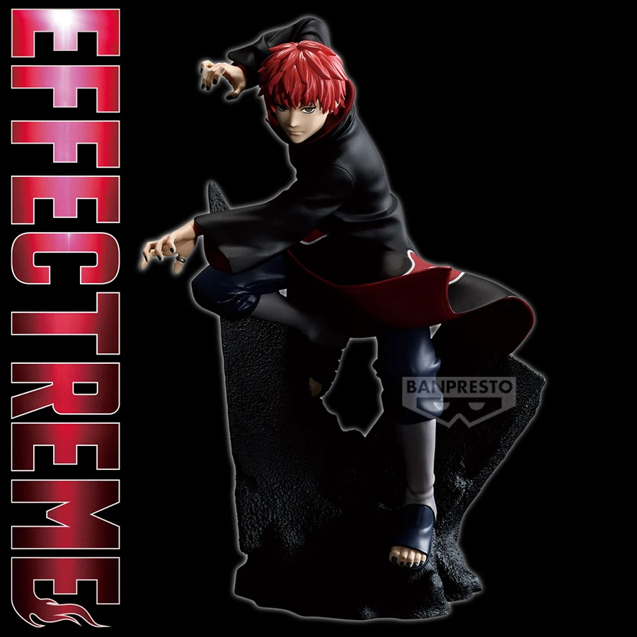 Original Banpresto Naruto Shippuden Anime Figurines Effectreme Sasori PVC Action Figures 140mm Figurals Collectible Model Toys