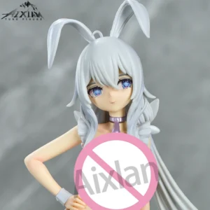 Aixlan Azur Lane Figure MNF Le Malin 26cm Lazy White Rabbit PVC Action Figure Amine Adult Anime Girl Statue Collectible Figurine