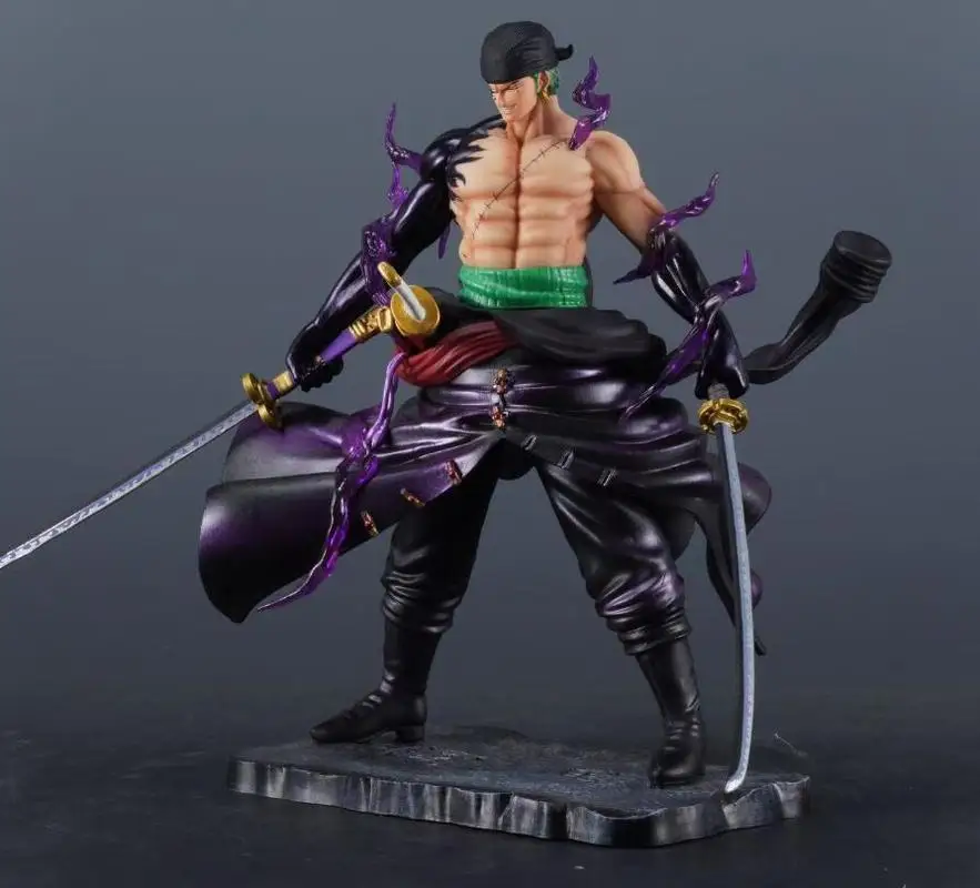 One Piece Anime Figure 24cm Roronoa Zoro Figurine Double-Pole Pvc Action Figure Model Collection Decoration Toys Gift - Image 6