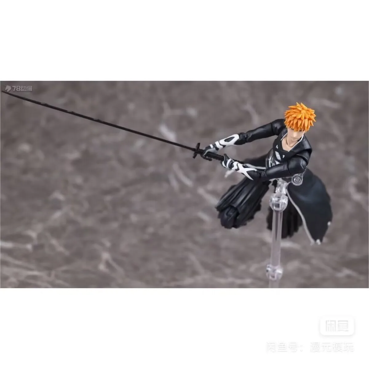 Bandai Sh Figuarts In Stock Bleach Ichigo Kurosaki Tensa Zangetsu Shf Action Figure Model Toys Anime Collectible Toy Gift